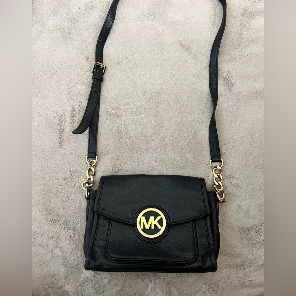 Michael Kors Black leather Crossbody Bag